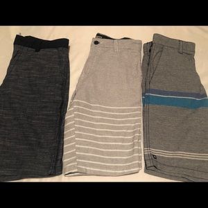 3 pairs of Boys shorts, size 14